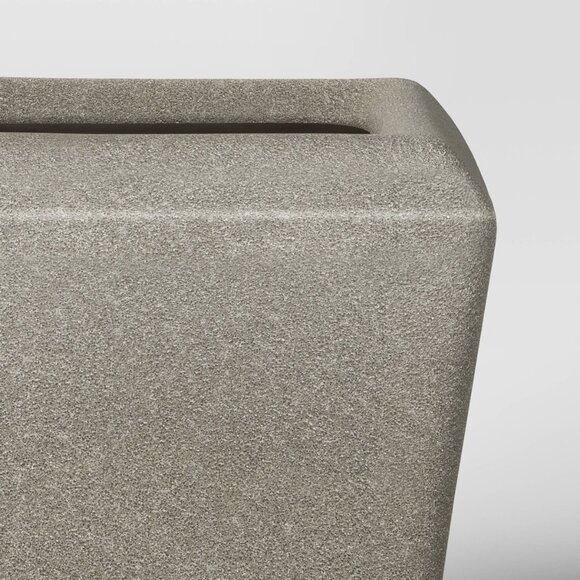 7.87" Square‎ Planter Pot - Charcoal Gray Ceramic -Threshold Studio McGee - Picture 4 of 7